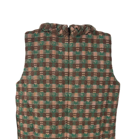 Tuckernuck NEW Neapolitan Tweed Sleeveless Retro Mod Jackie Mini Dress Size XS - Picture 9 of 12